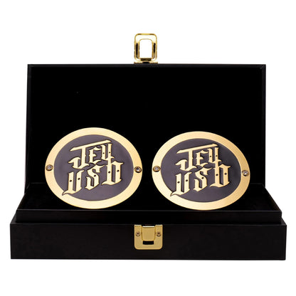 Jey Uso Side Plates |Replica Side Plate Set | Main Event Tribute | Wrestling Belt Accessory | Uso Brother Collectible