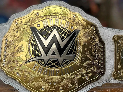 Women&#39;s World Heavyweight Championship Belt | 2MM/4MM Brass Replica | Adult Size Wrestling Title | Gift for Her | Rhea Style Belt