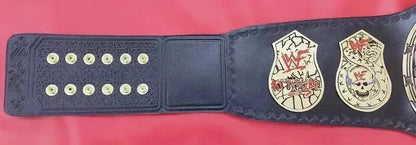 Smoking Skull Championship Replica Belt | 2mm 4mm Brass | Stone Cold Steve Austin WWF Title | Real Leather | Adult Size Wrestling Gift