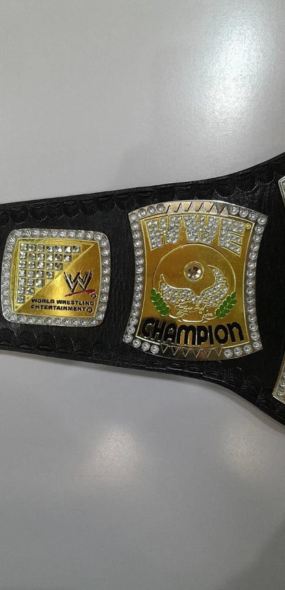 Edge Spinner Championship Belt | 2MM 4MM  Replica | World Heavyweight Title | Real Leather | Adult Size Wrestling Belt