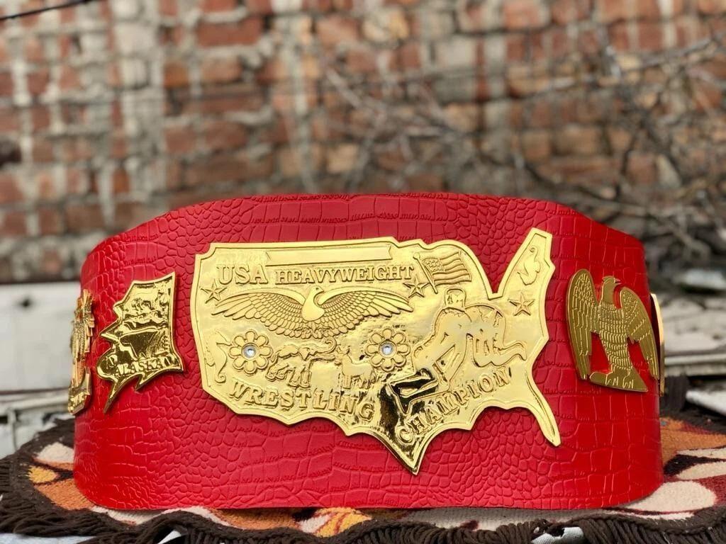 NWA Mid-Cost Heavyweight Championship Belt