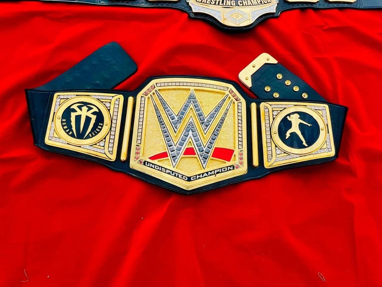 Undisputed Championship Belt 2025 | 10MM CNC Replica | 24K Gold Plates | Real Cowhide Leather | Style Title Belt | Jericho Tribute