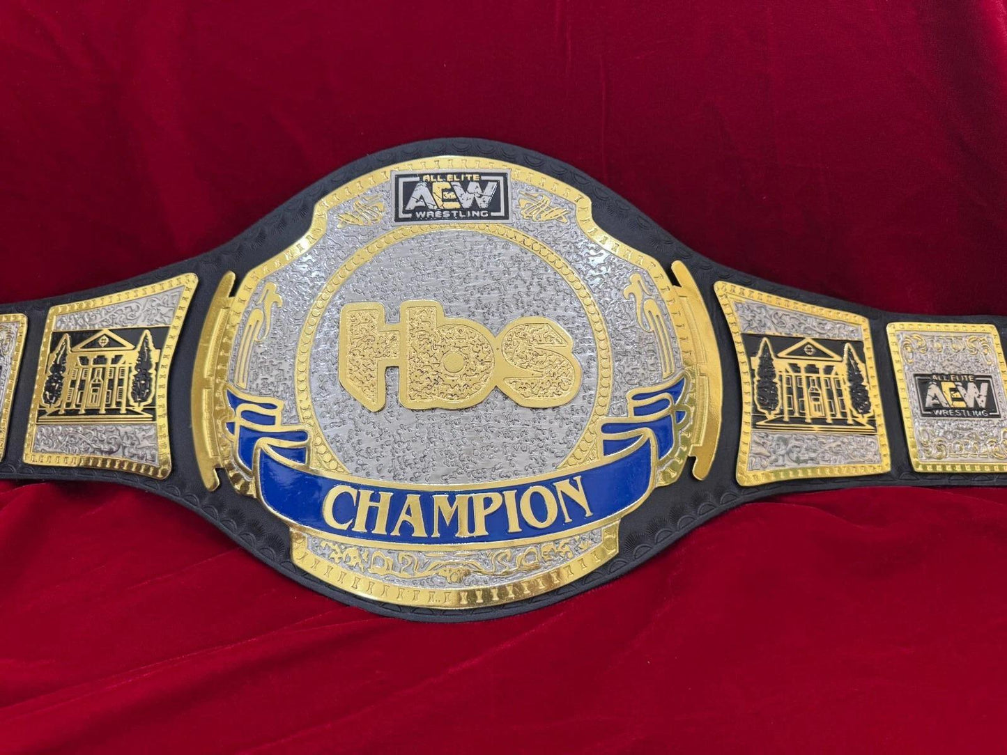 AEW TBS Women’s Championship Belt | Wrestling Replica Title | 2MM/4MM Brass Plates | Real Leather Strap | Mercedes Moné Tribute