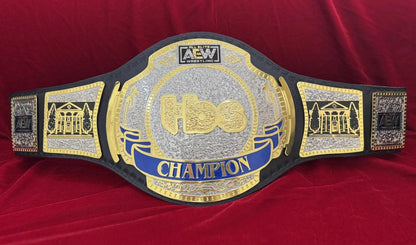 AEW TBS Women’s Championship Belt | Wrestling Replica Title | 2MM/4MM Brass Plates | Real Leather Strap | Mercedes Moné Tribute