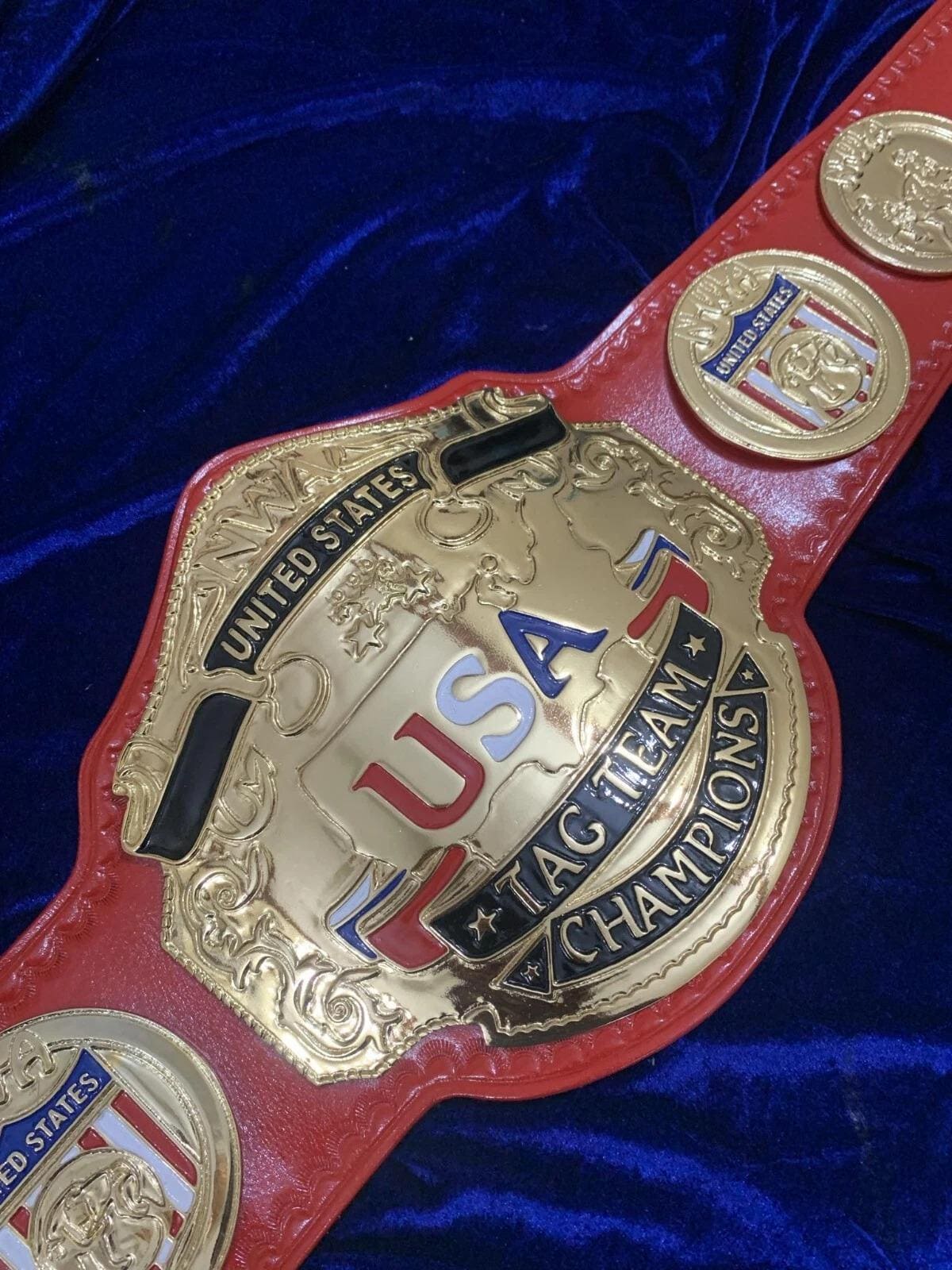 NWA USA Tag Team Championship Replica Belt