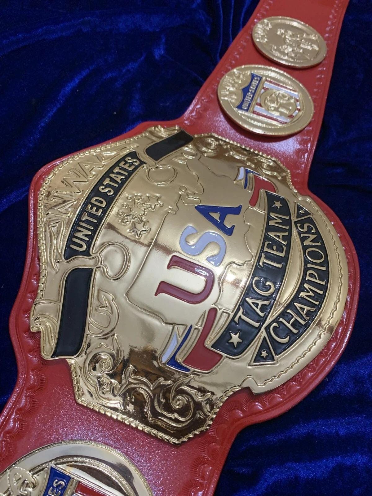 NWA USA Tag Team Championship Replica Belt