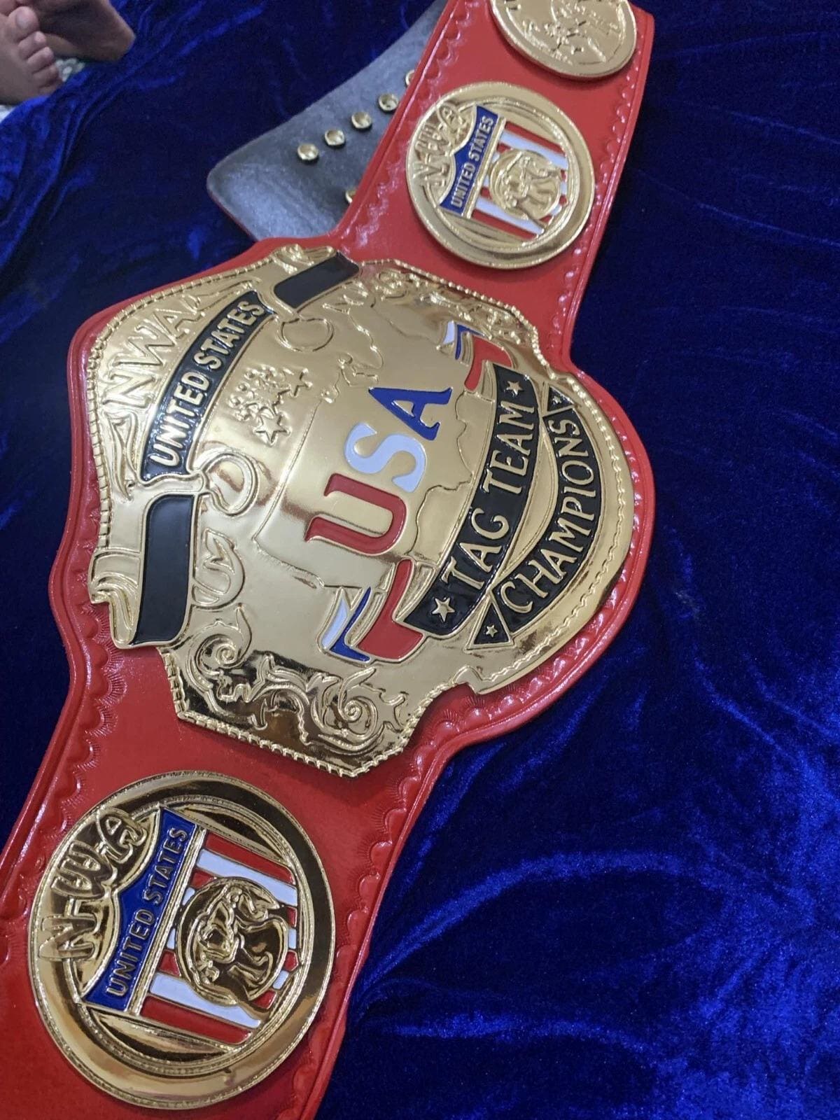 NWA USA Tag Team Championship Replica Belt