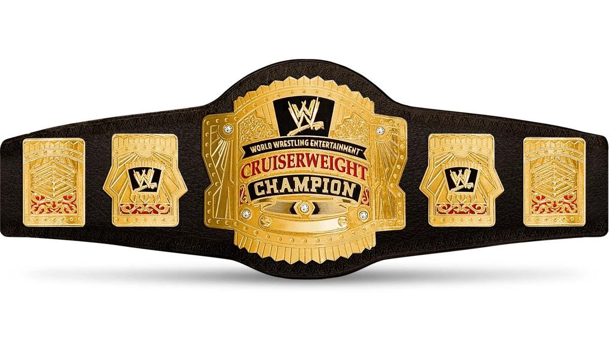 Cruiserweight Championship replica belt