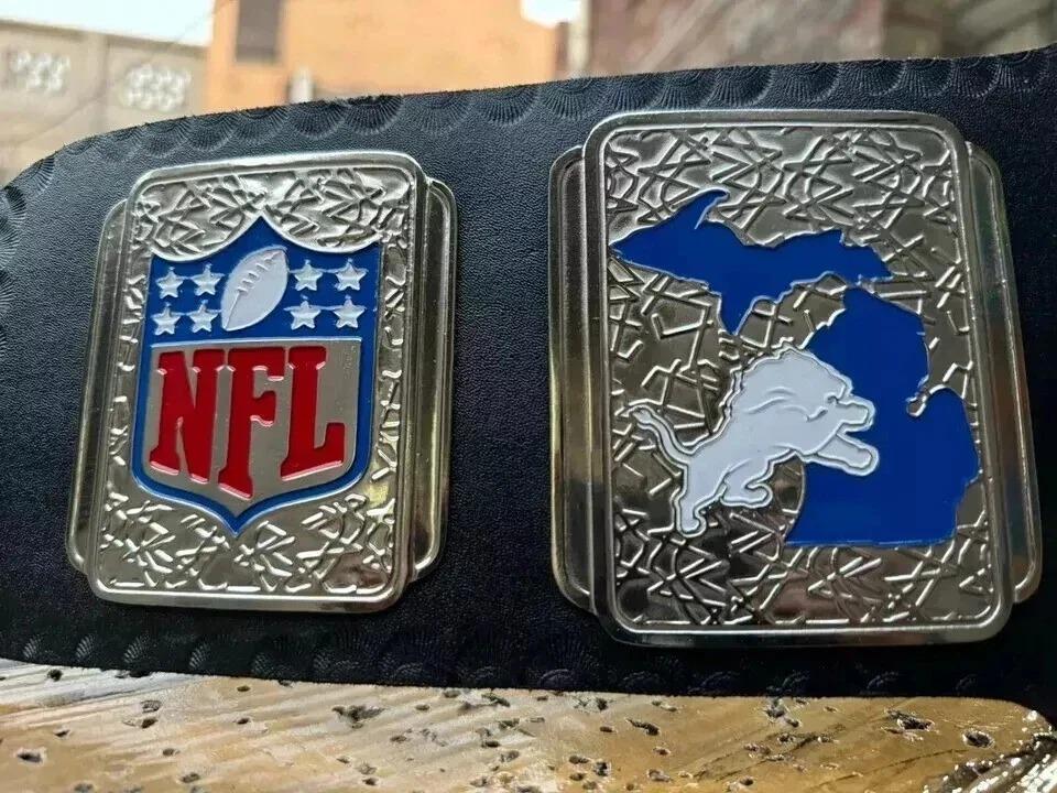 Detroit Lions Motorcity Superbowl Championship Belt Replica