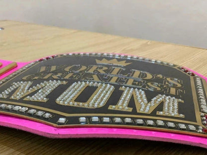 World’s Greatest Mom Wrestling Championship Replica Belt