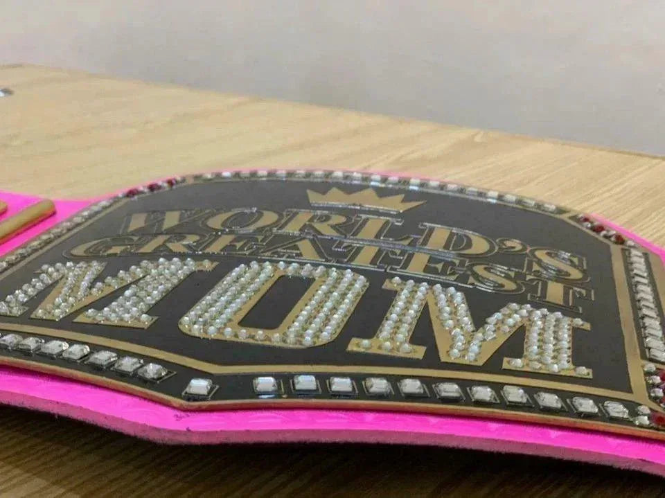 World’s Greatest Mom Wrestling Championship Replica Belt