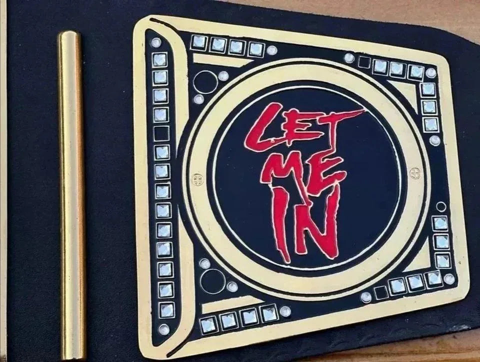 WWF Let Me In Heavyweight Wrestling Championship Bray Wyatt Replica Belt