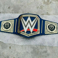 WWE Blue Universal Championship Replica Belt with Roman Reigns Side Plates