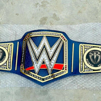 WWE Blue Universal Championship Replica Belt with Roman Reigns Side Plates