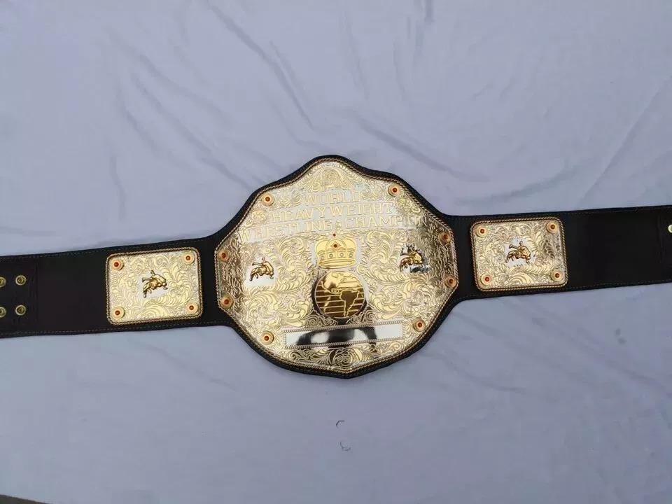 WWE Fandu Big Gold Wrestling Championship Replica Belt
