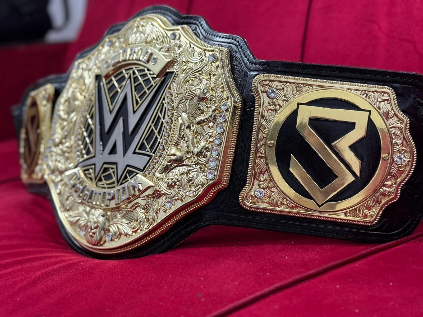 WWE New World Heavyweight Championship Replica Belt | Custom Seth Rollins Side Plates