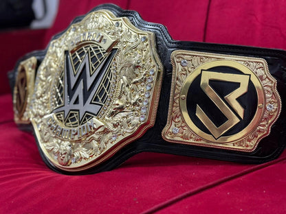 WWE New World Heavyweight Championship Replica Belt | Custom Seth Rollins Side Plates