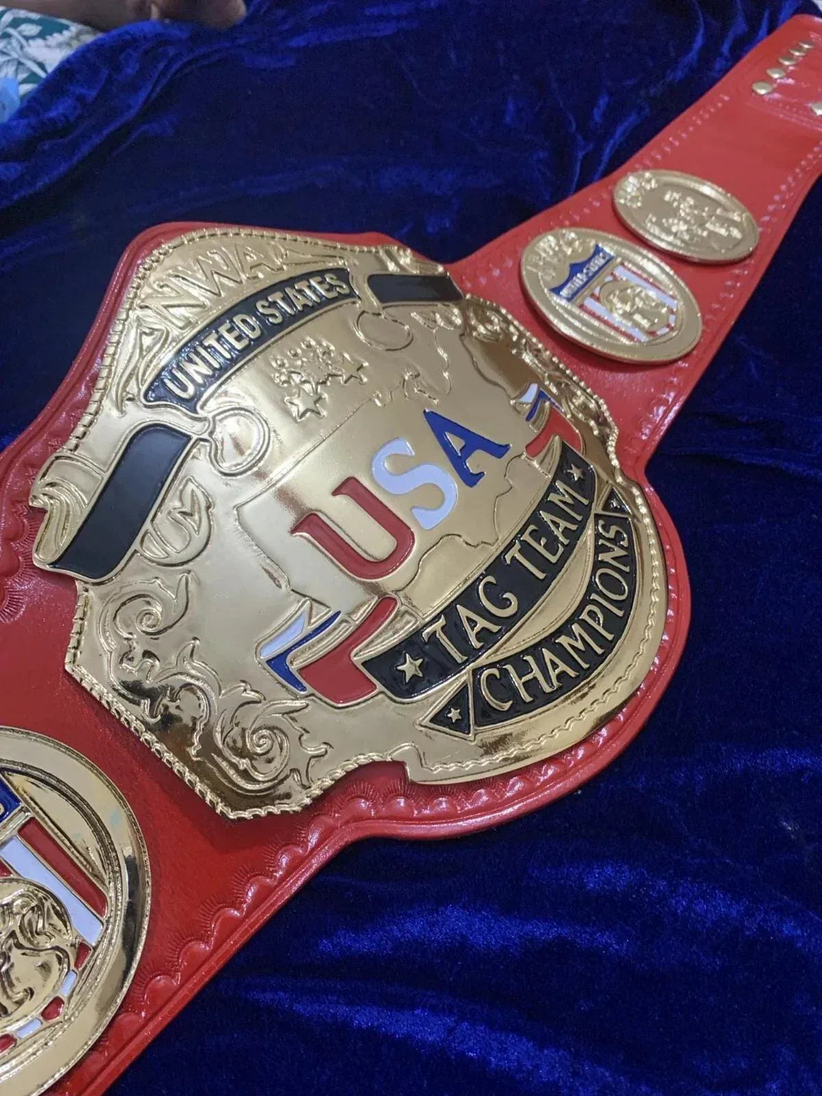 NWA USA Tag Team Championship Replica Belt