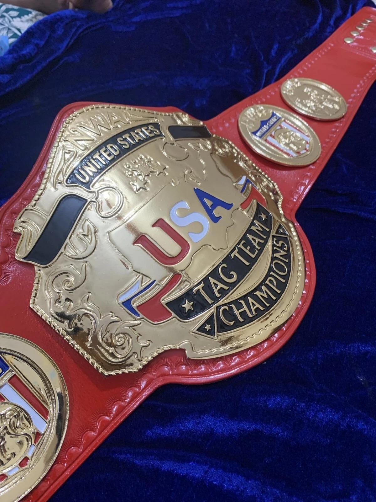 NWA USA Tag Team Championship Replica Belt