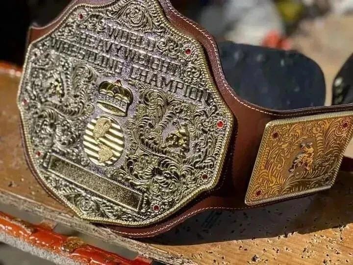 Big Gold World Heavyweight Championship Replica Belt