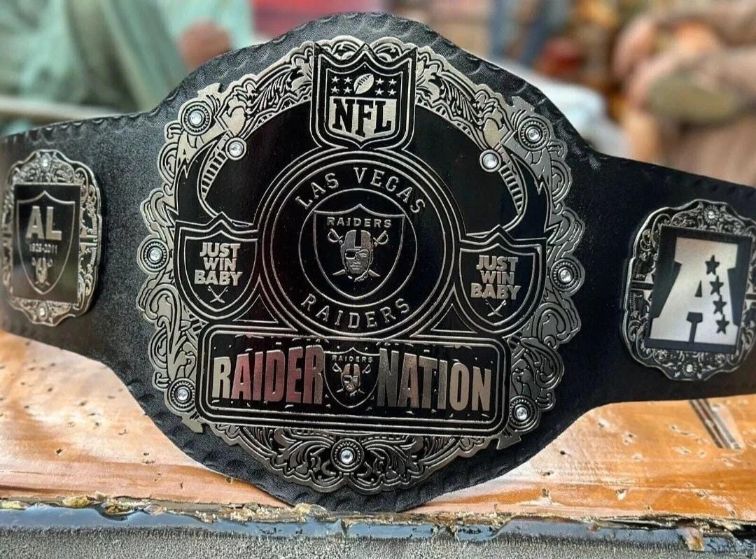 Raider Nation Wrestling Championship Replica Belt