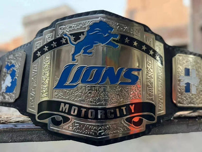 Detroit Lions Motorcity Superbowl Championship Belt Replica