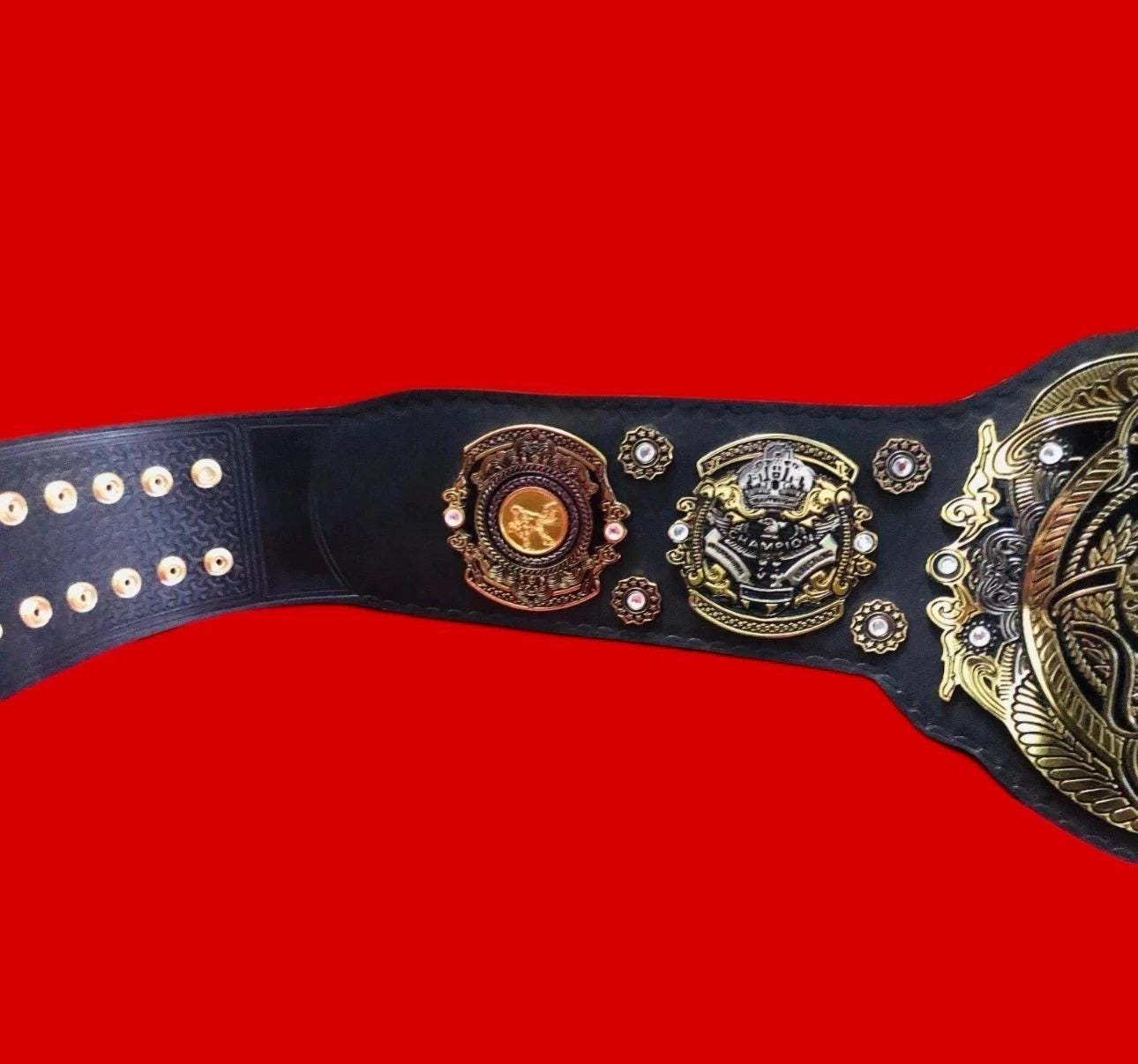 Triple Crown Heavyweight Wrestling Championship Replica Belt 2MM 4MM Zinc