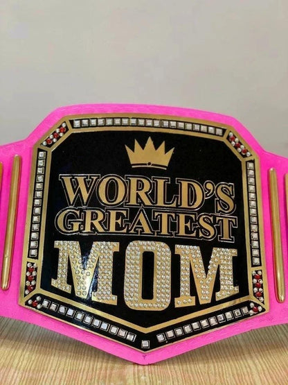 World’s Greatest Mom Wrestling Championship Replica Belt