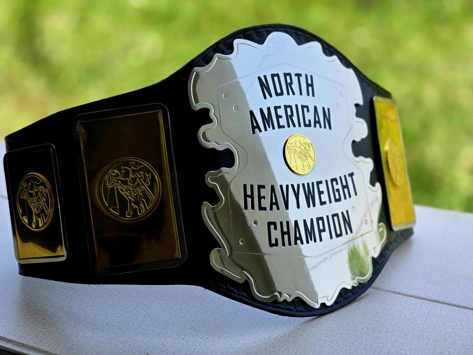 Mid South North American Heavyweight Championship Wrestling Replica Belt