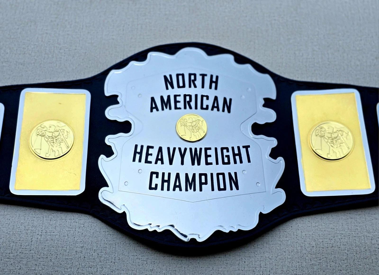 Mid South North American Heavyweight Championship Wrestling Replica Belt