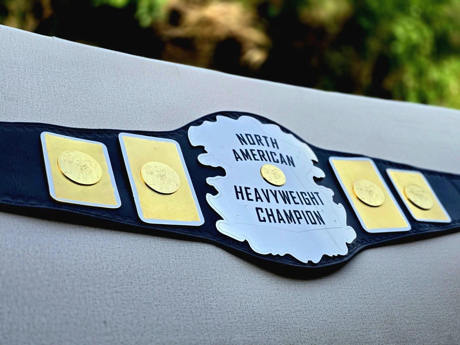 Mid South North American Heavyweight Championship Wrestling Replica Belt