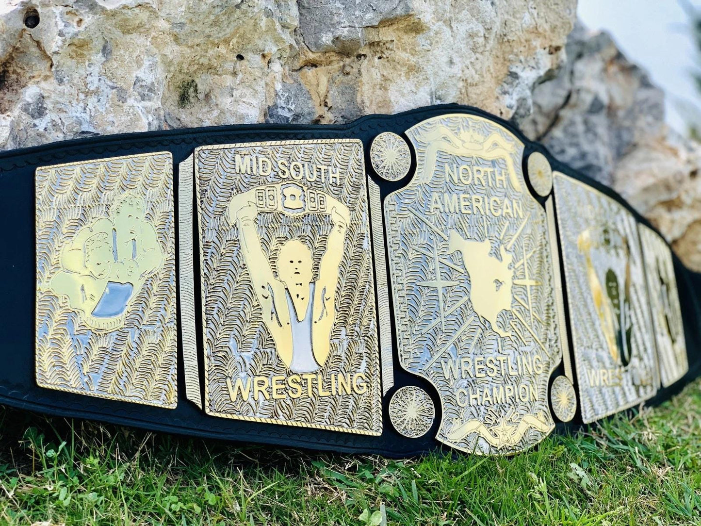 NWA Mid-South North American Championship Wrestling Replica Belt