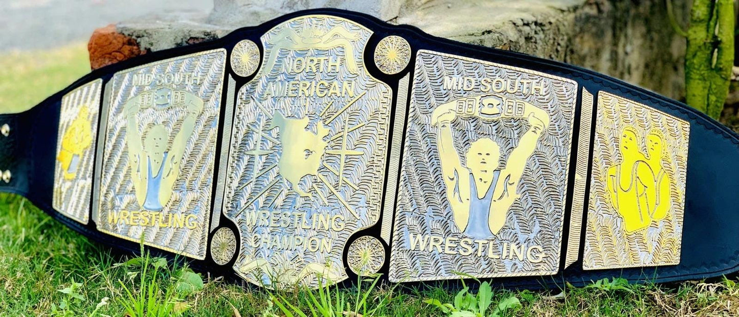 NWA Mid-South North American Championship Wrestling Replica Belt