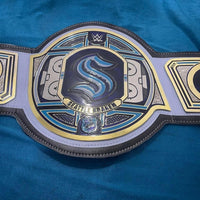 Seattle Kraken Legacy Championship Wrestling Replica Belt