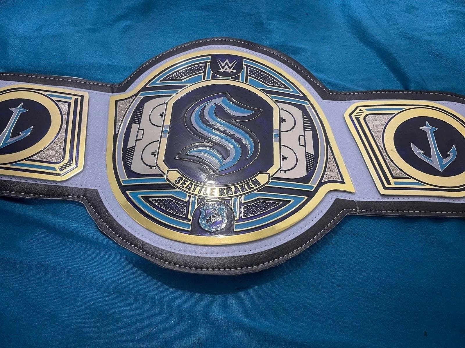 Seattle Kraken Legacy Championship Wrestling Replica Belt