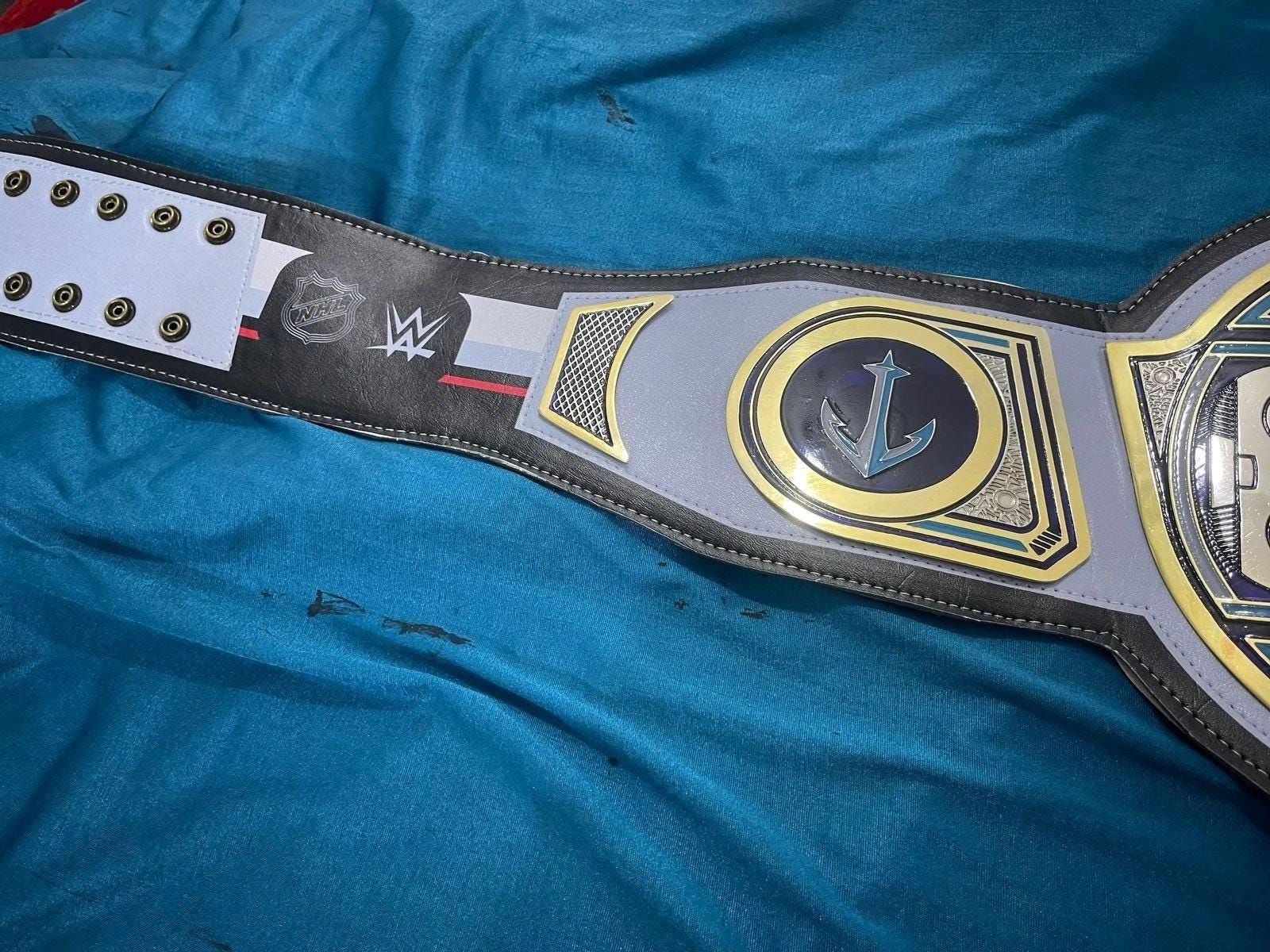 Seattle Kraken Legacy Championship Wrestling Replica Belt
