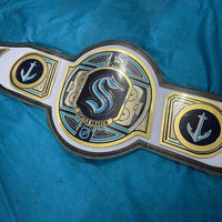 Seattle Kraken Legacy Championship Wrestling Replica Belt