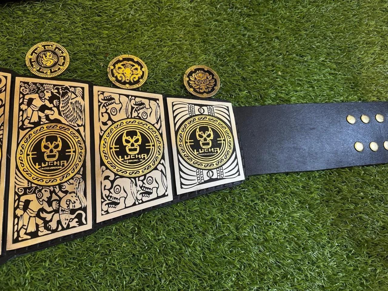 LUCHA Underground Gift of the Gods Championship Wrestling Replica Belt