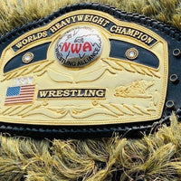 NWA Domed Globe World Heavyweight Wrestling Championship Replica Belt