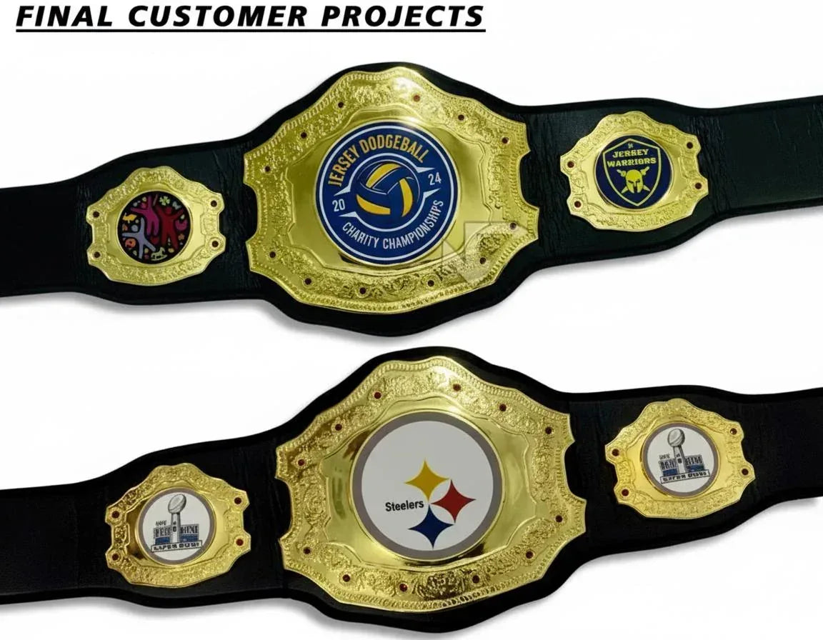 Custom Fantasy Sports Champion Belt | Personalized MVP Trophy Award