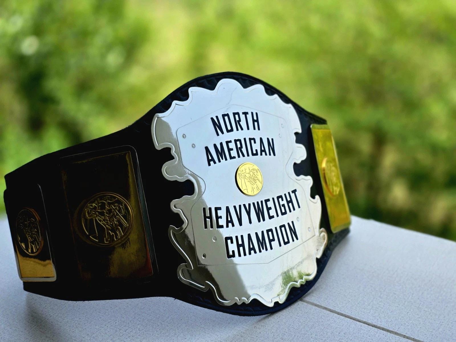 Mid South North American Heavyweight Championship Wrestling Replica Belt