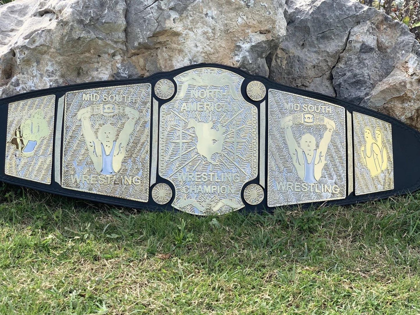 NWA Mid-South North American Championship Wrestling Replica Belt