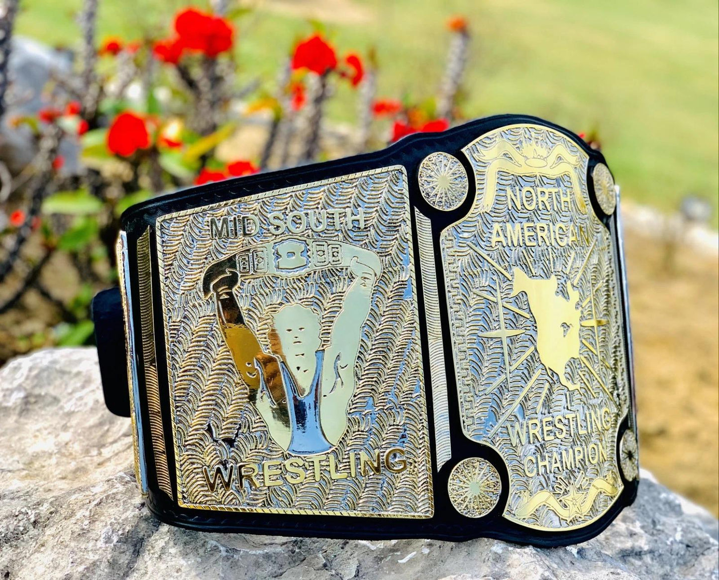 NWA Mid-South North American Championship Wrestling Replica Belt
