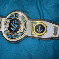 Seattle Kraken Legacy Championship Wrestling Replica Belt