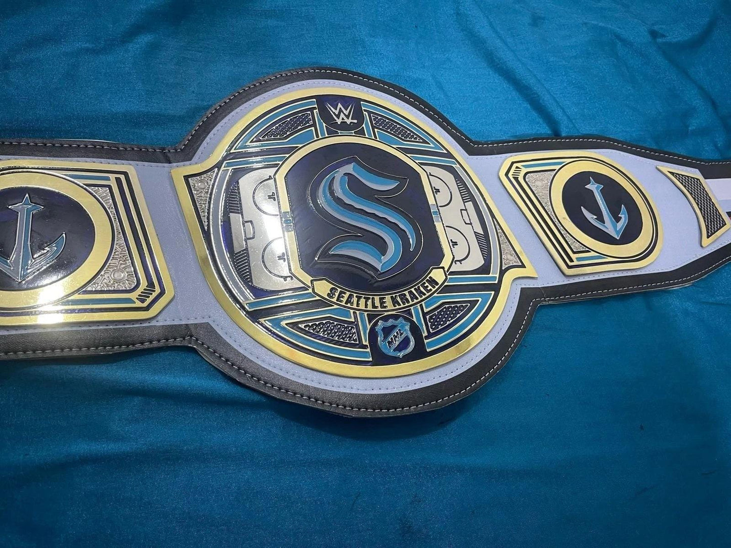 Seattle Kraken Legacy Championship Wrestling Replica Belt