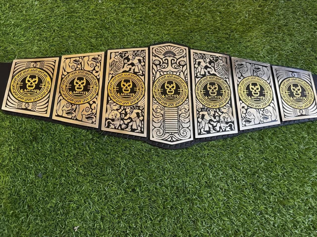 LUCHA Underground Gift of the Gods Championship Wrestling Replica Belt