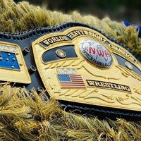 NWA Domed Globe World Heavyweight Wrestling Championship Replica Belt