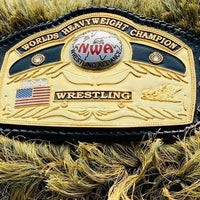 NWA Domed Globe World Heavyweight Wrestling Championship Replica Belt