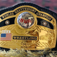 NWA Domed Globe World Heavyweight Wrestling Championship Replica Belt