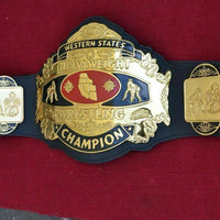 NWA Western States Heavyweight Championship Wrestling Belt Gold Plated